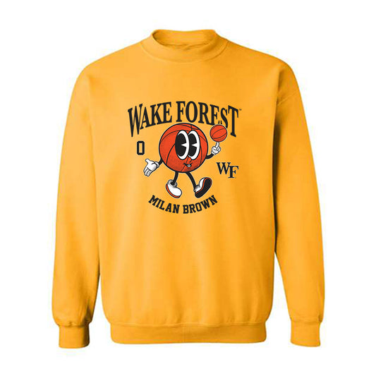 Wake Forest - NCAA Women's Basketball : Milan Brown - Fashion Shersey Crewneck Sweatshirt-0