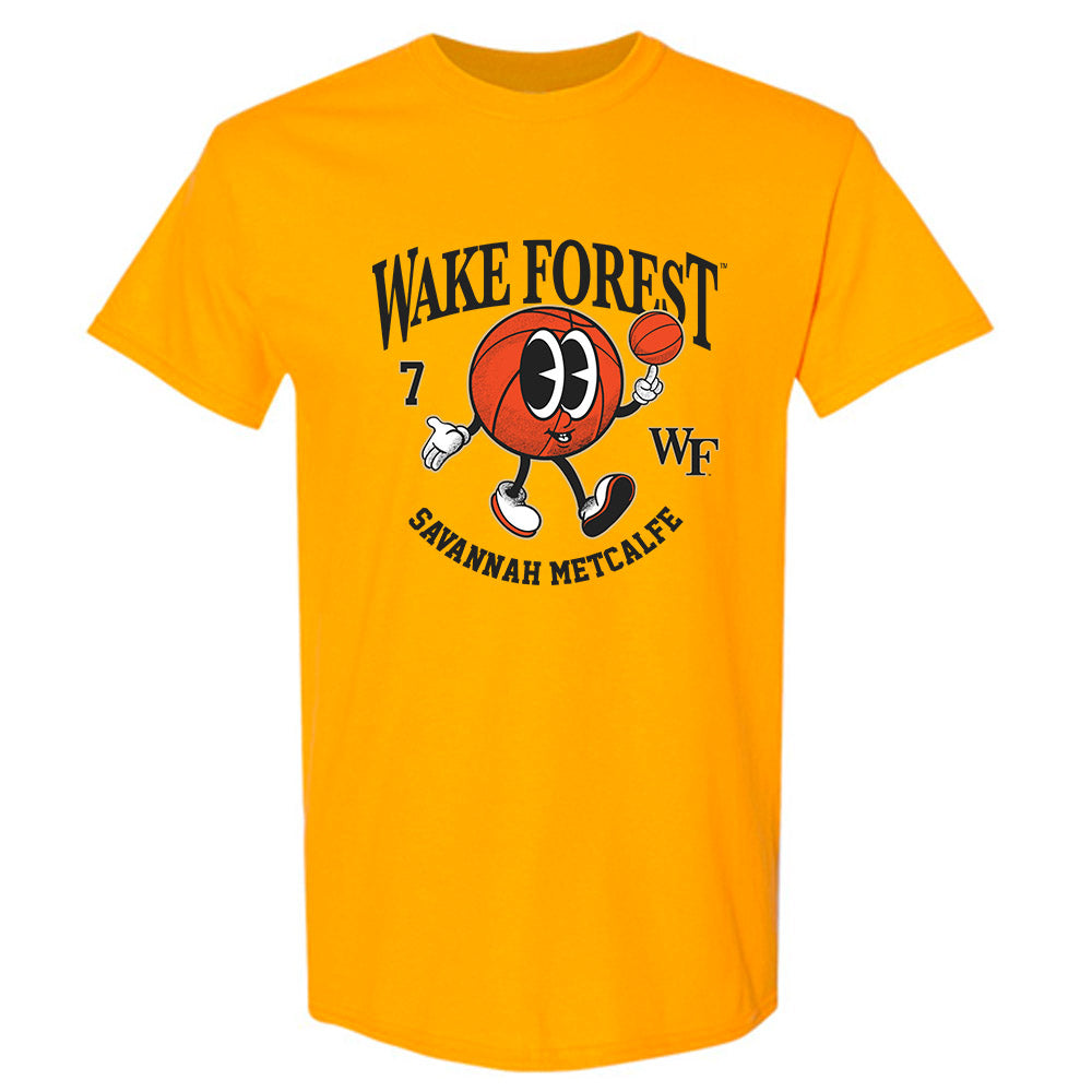 Wake Forest - NCAA Women's Basketball : Savannah Metcalfe - Fashion Shersey T-Shirt-0