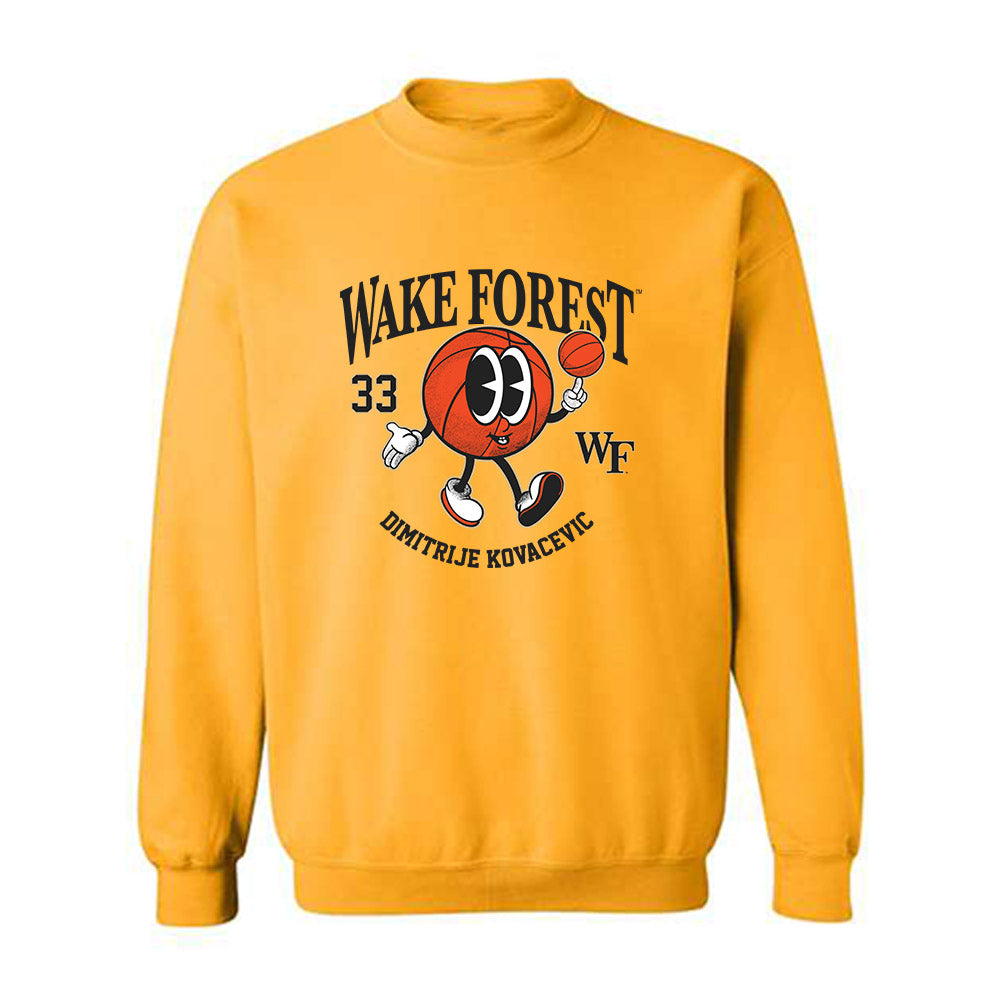 Wake Forest - NCAA Men's Basketball : Dimitrije Kovacevic - Fashion Shersey Crewneck Sweatshirt-0