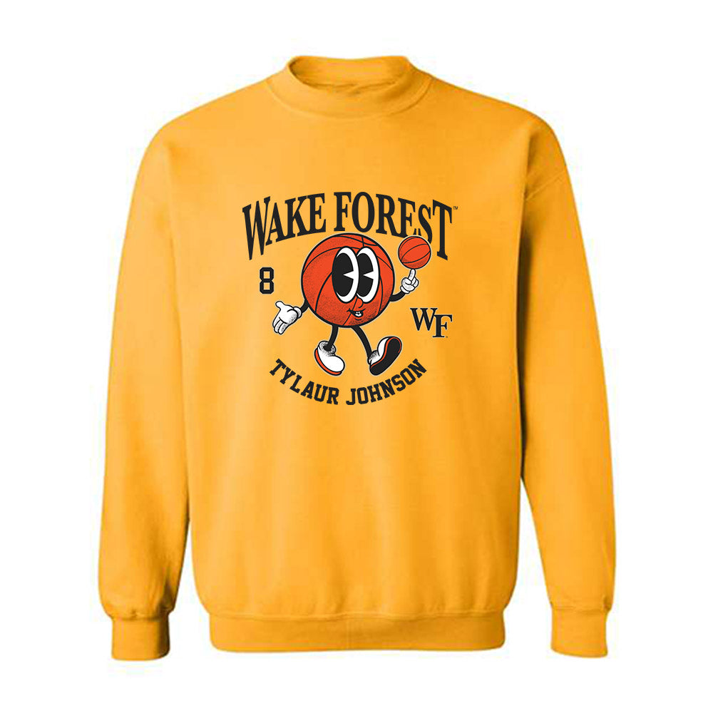 Wake Forest - NCAA Men's Basketball : Ty-laur Johnson - Fashion Shersey Crewneck Sweatshirt