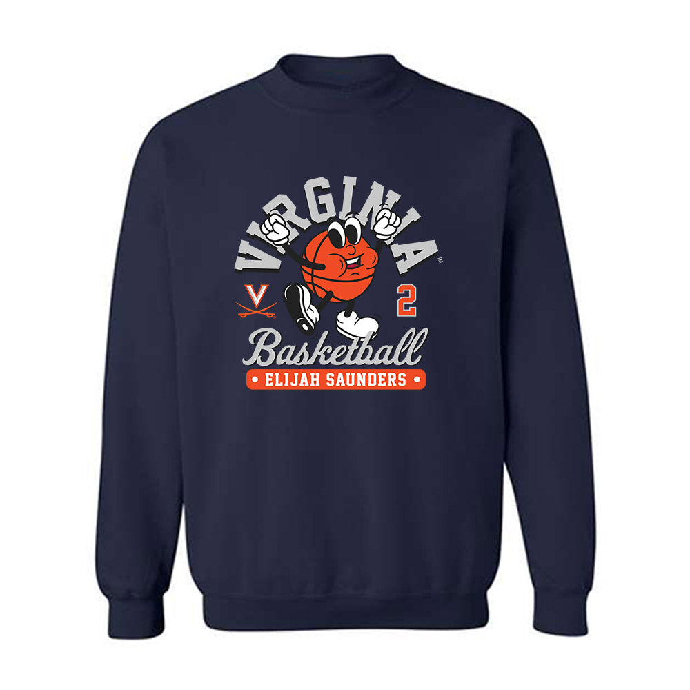 Virginia - NCAA Men's Basketball : Elijah Saunders - Fashion Shersey Crewneck Sweatshirt