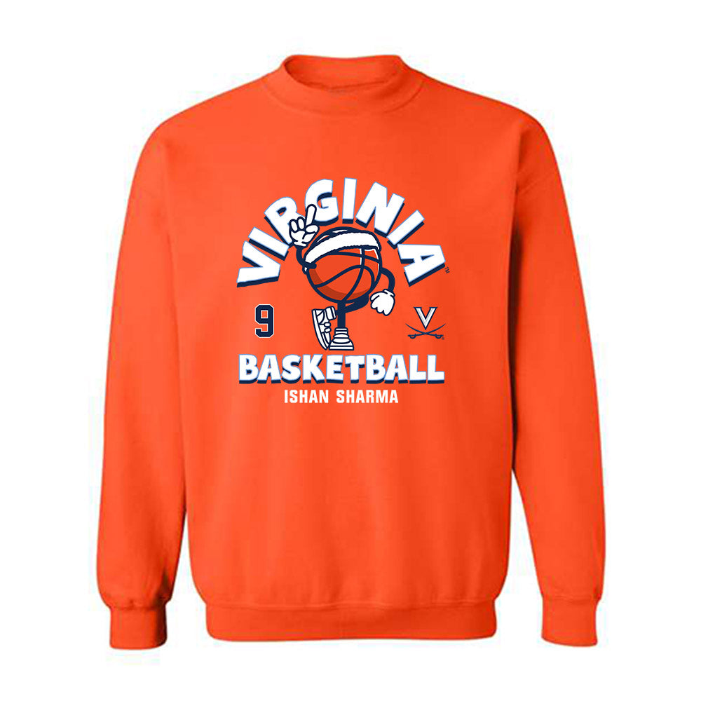 Virginia - NCAA Men's Basketball : Ishan Sharma - Fashion Shersey Crewneck Sweatshirt