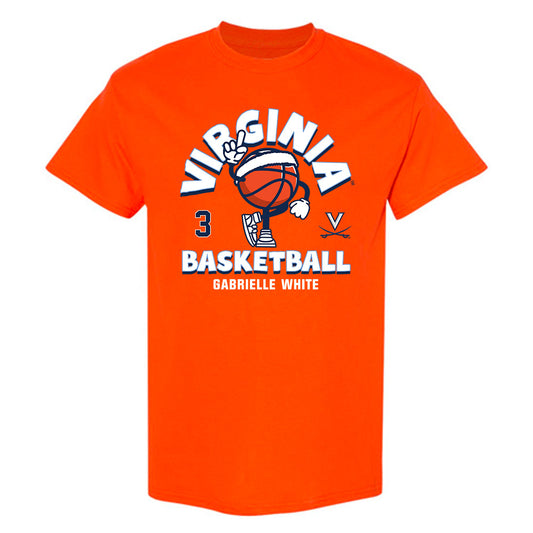 Virginia - NCAA Women's Basketball : Gabrielle White - Fashion Shersey T-Shirt-0