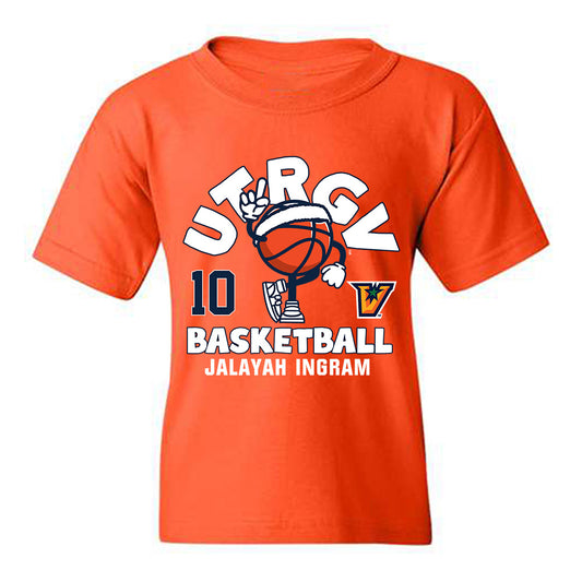 UTRGV - NCAA Women's Basketball : Jalayah Ingram - Fashion Shersey Youth T-Shirt-0