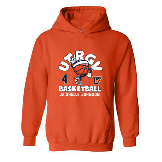 UTRGV - NCAA Women's Basketball : Ja'Shelle Johnson - Hooded Sweatshirt Fashion Shersey