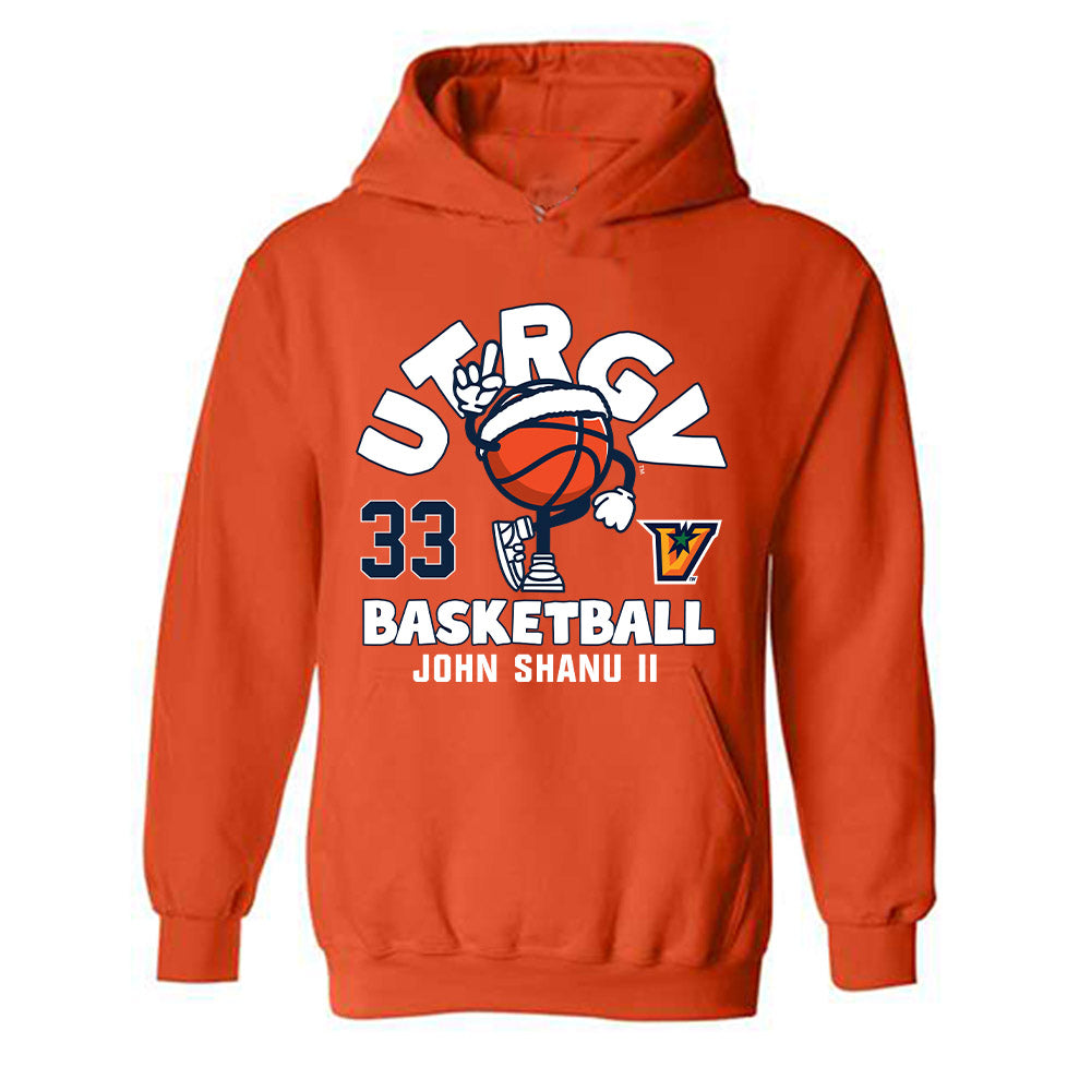 UTRGV - NCAA Men's Basketball : John Shanu II - Hooded Sweatshirt Fashion Shersey