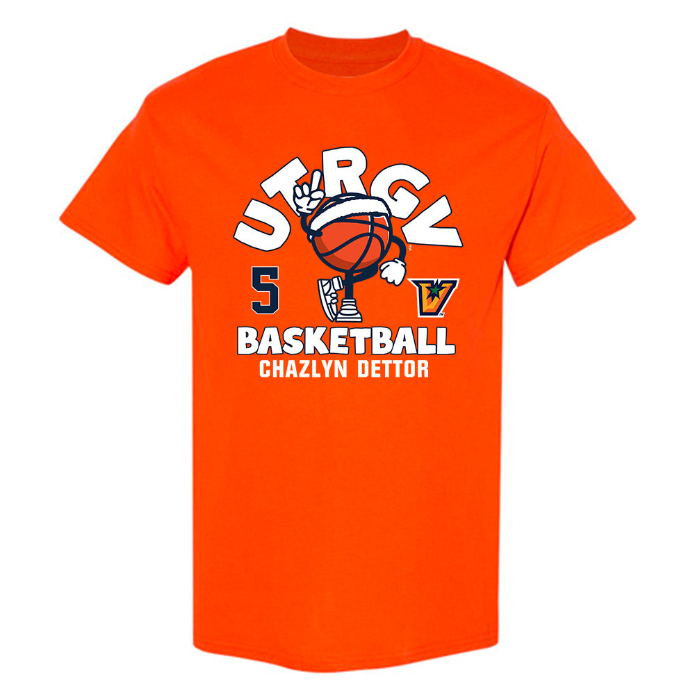 UTRGV - NCAA Women's Basketball : Chazlyn Dettor - Fashion Shersey T-Shirt-0