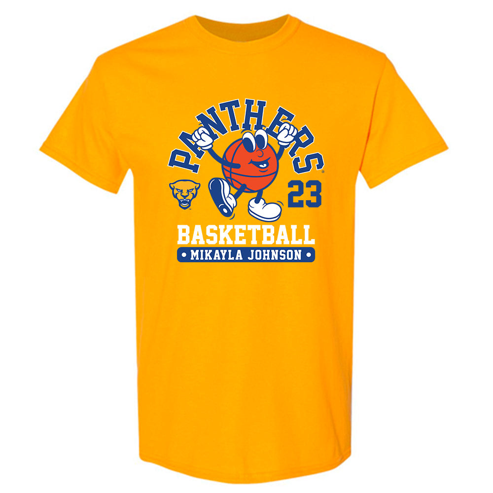 Pittsburgh - NCAA Women's Basketball : Mikayla Johnson - Fashion Shersey T-Shirt-0