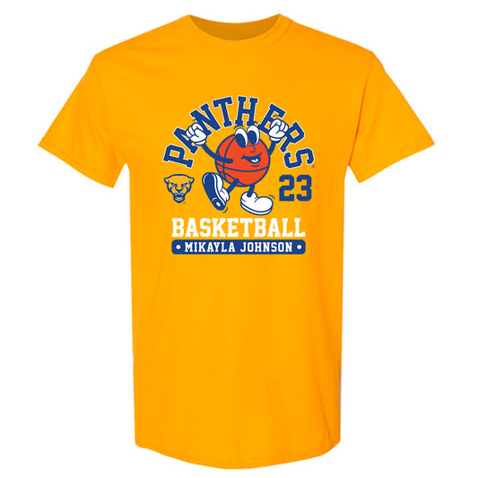 Pittsburgh - NCAA Women's Basketball : Mikayla Johnson - Fashion Shersey T-Shirt-0