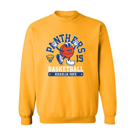 Pittsburgh - NCAA Women's Basketball : khadija faye - Fashion Shersey Crewneck Sweatshirt