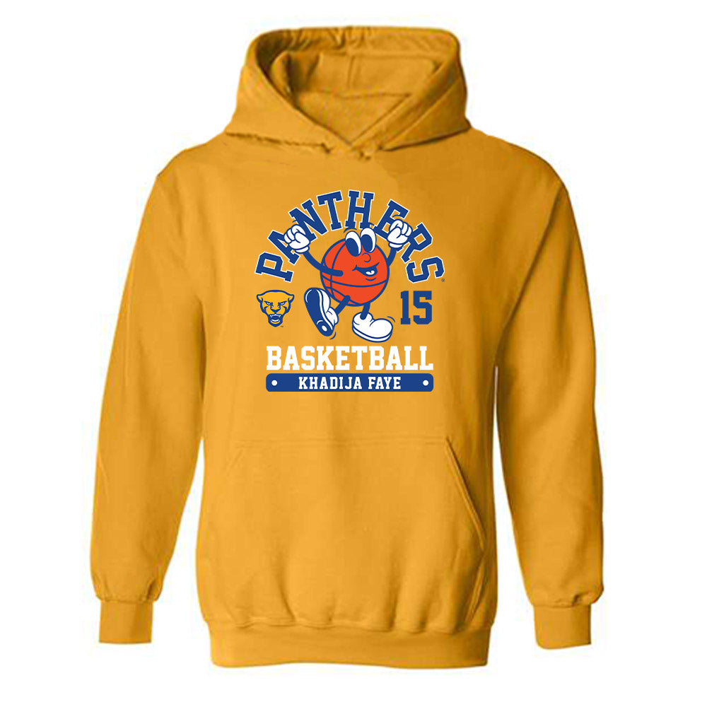 Pittsburgh - NCAA Women's Basketball : khadija faye - Fashion Shersey Hooded Sweatshirt