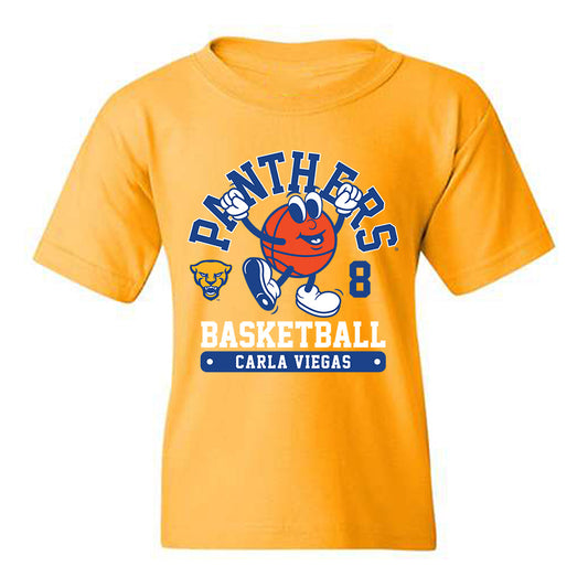 Pittsburgh - NCAA Women's Basketball : Carla Viegas - Fashion Shersey Youth T-Shirt-0