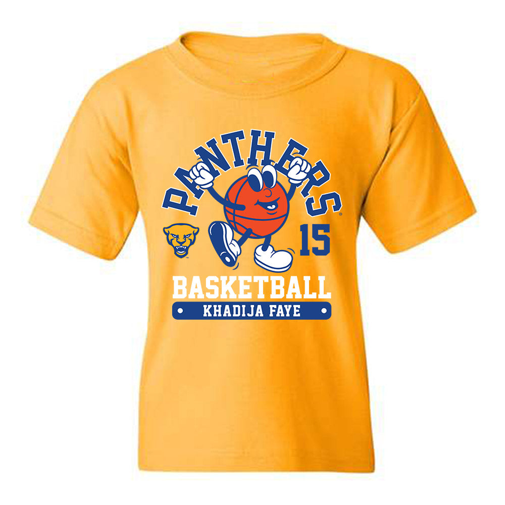 Pittsburgh - NCAA Women's Basketball : khadija faye - Fashion Shersey Youth T-Shirt