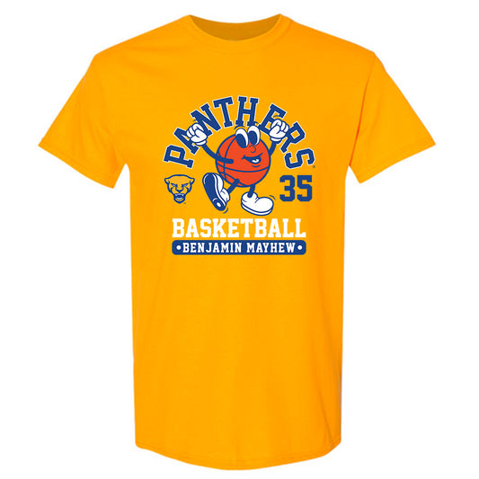Pittsburgh - NCAA Men's Basketball : Benjamin Mayhew - Fashion Shersey T-Shirt-0