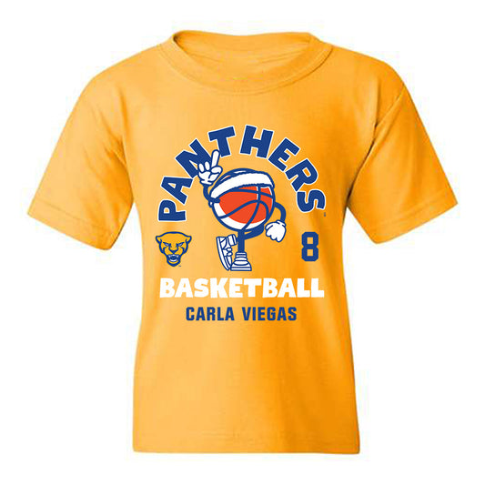 Pittsburgh - NCAA Women's Basketball : Carla Viegas - Fashion Shersey Youth T-Shirt-0