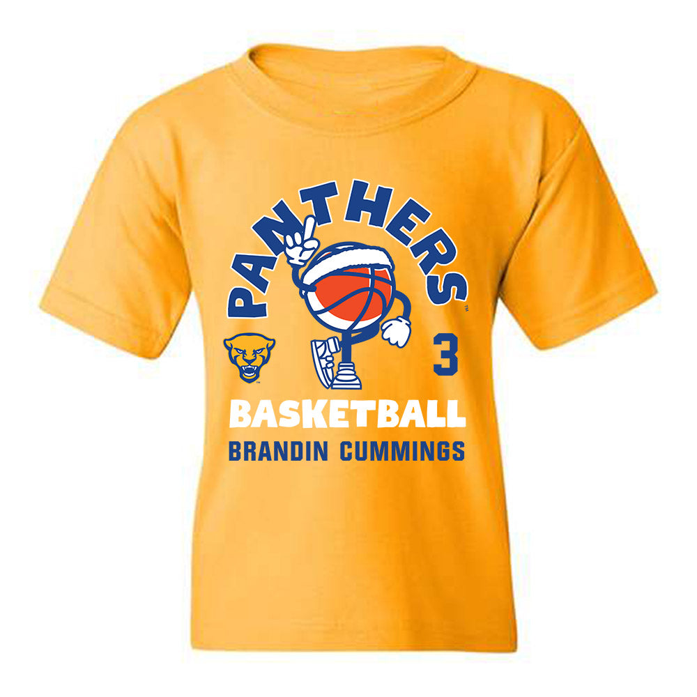 Pittsburgh - NCAA Men's Basketball : Brandin Cummings - Youth T-Shirt