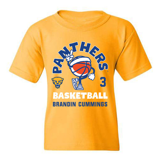 Pittsburgh - NCAA Men's Basketball : Brandin Cummings - Youth T-Shirt