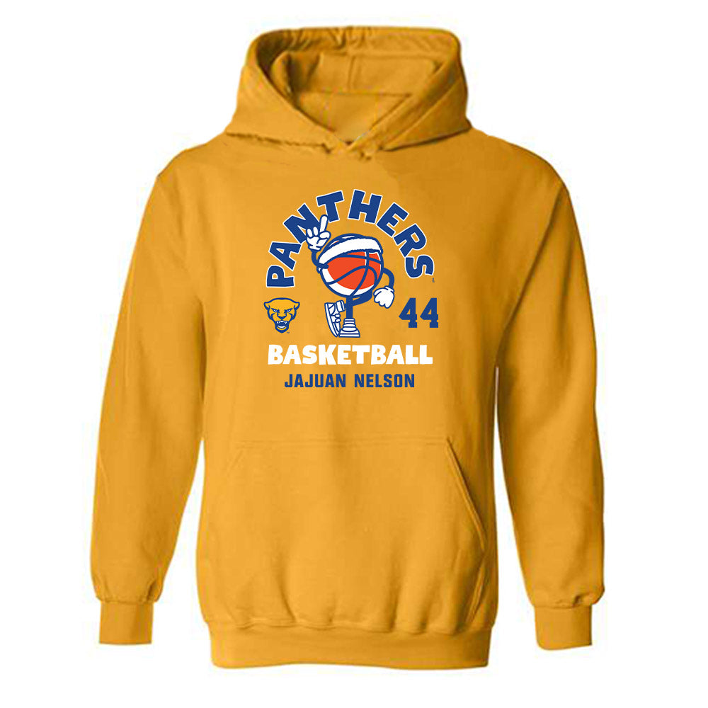 Pittsburgh - NCAA Men's Basketball : Jajuan Nelson - Fashion Shersey Hooded Sweatshirt-0