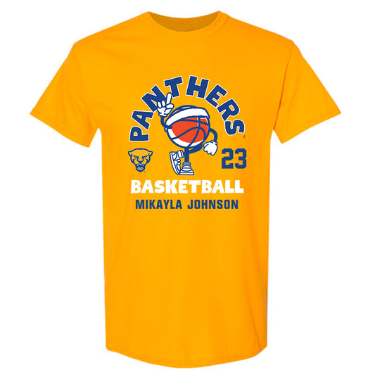 Pittsburgh - NCAA Women's Basketball : Mikayla Johnson - Fashion Shersey T-Shirt-0