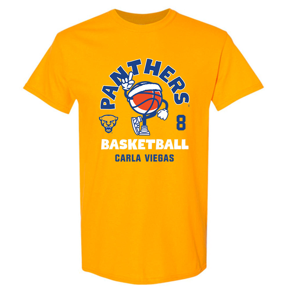 Pittsburgh - NCAA Women's Basketball : Carla Viegas - Fashion Shersey T-Shirt-0