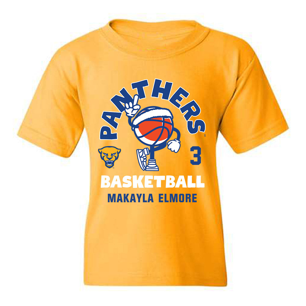 Pittsburgh - NCAA Women's Basketball : MaKayla Elmore - Youth T-Shirt