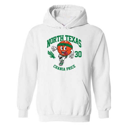 North Texas - NCAA Women's Basketball : Chania Price - Fashion Shersey Hooded Sweatshirt