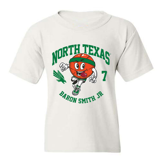 North Texas - NCAA Men's Basketball : Baron Smith Jr - Fashion Shersey Youth T-Shirt