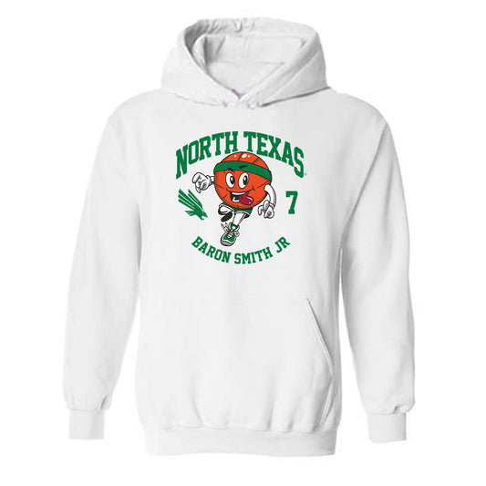 North Texas - NCAA Men's Basketball : Baron Smith Jr - Fashion Shersey Hooded Sweatshirt