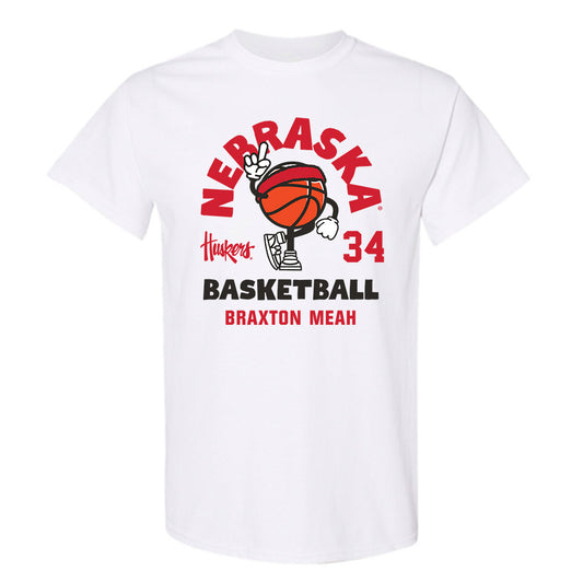 Nebraska - NCAA Men's Basketball : Braxton Meah - Fashion Shersey T-Shirt