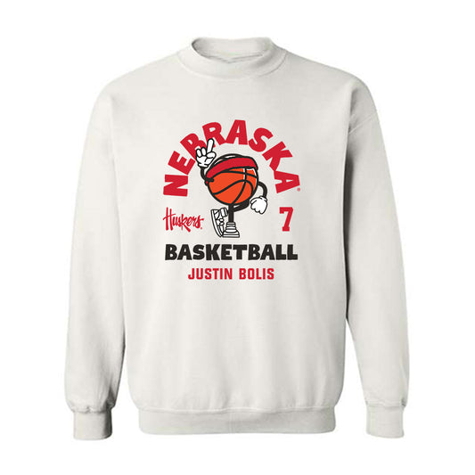 Nebraska - NCAA Men's Basketball : Justin Bolis - Fashion Shersey Crewneck Sweatshirt-0