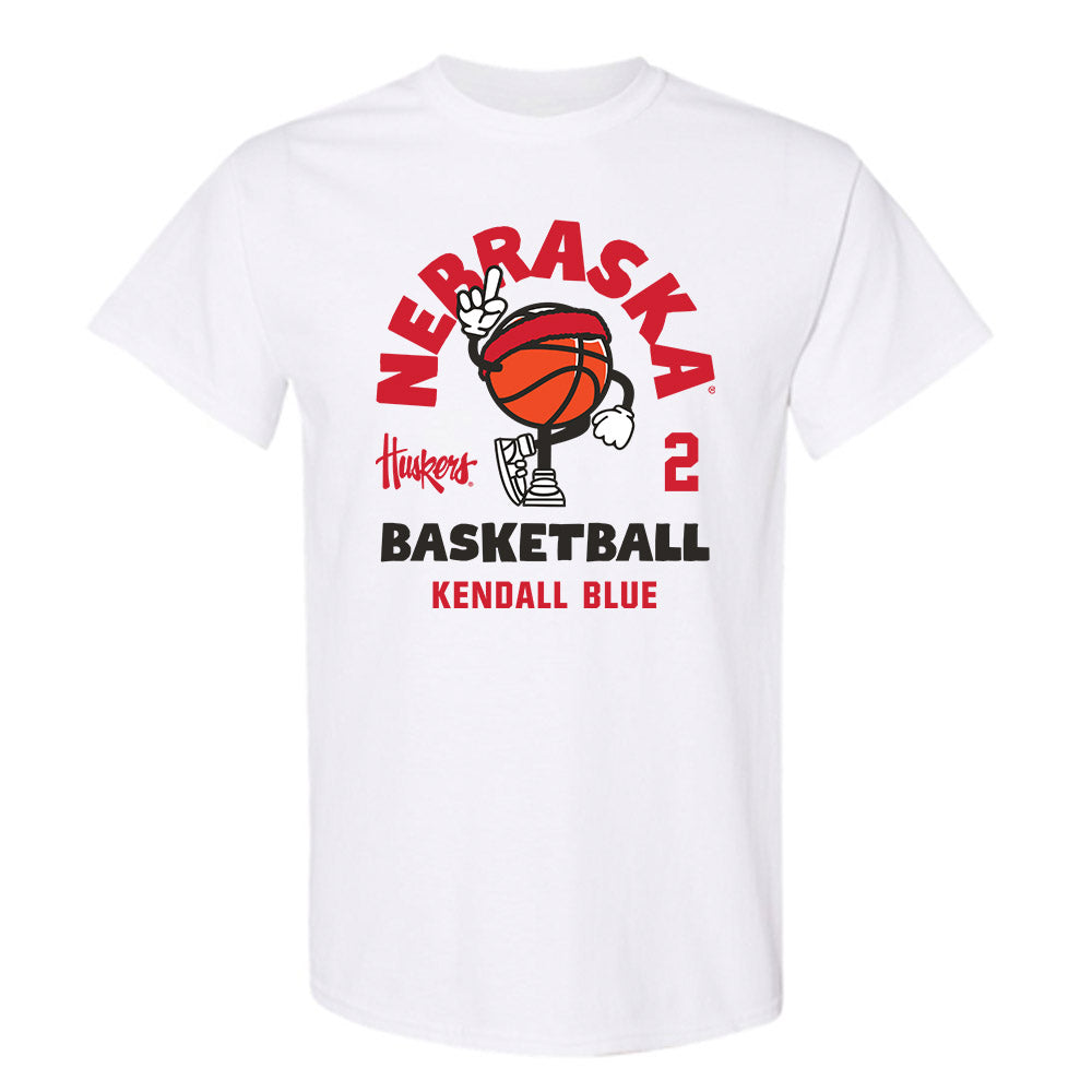 Nebraska - NCAA Men's Basketball : Kendall Blue - Fashion Shersey T-Shirt-0