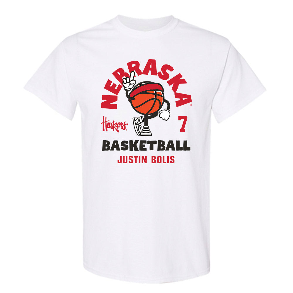 Nebraska - NCAA Men's Basketball : Justin Bolis - Fashion Shersey T-Shirt-0