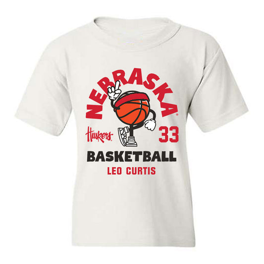 Nebraska - NCAA Men's Basketball : Leo Curtis - Fashion Shersey Youth T-Shirt-0