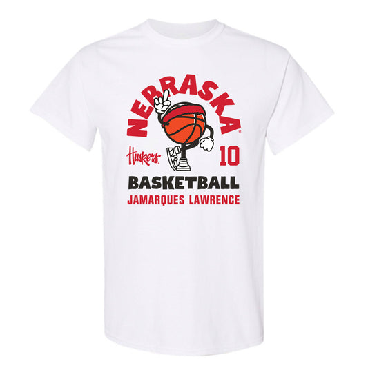 Nebraska - NCAA Men's Basketball : Jamarques Lawrence - Fashion Shersey T-Shirt-0