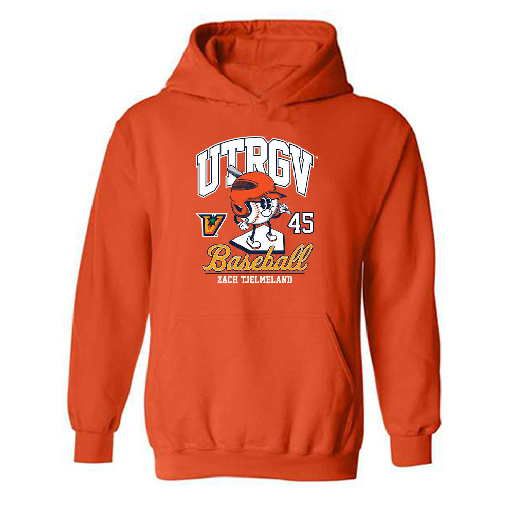 UTRGV - NCAA Baseball : Zach Tjelmeland - Hooded Sweatshirt