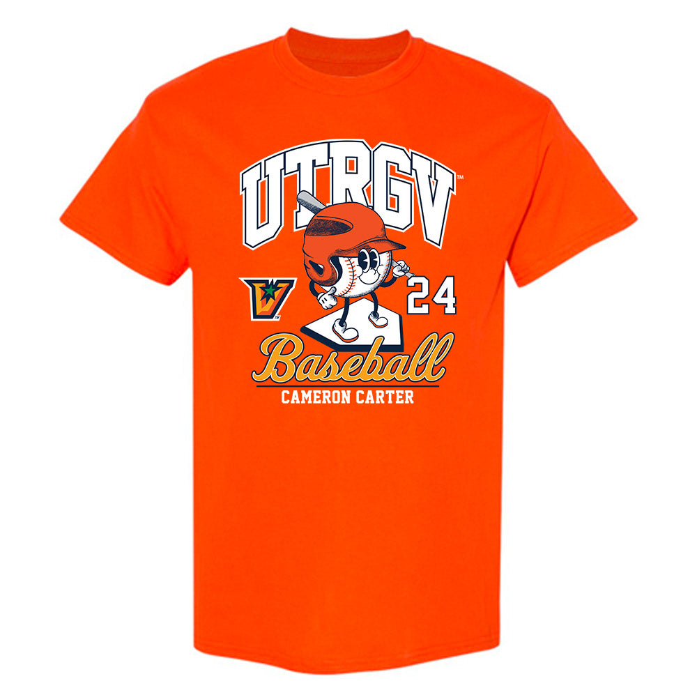 UTRGV - NCAA Baseball : Cameron Carter - Fashion Shersey T-Shirt-0