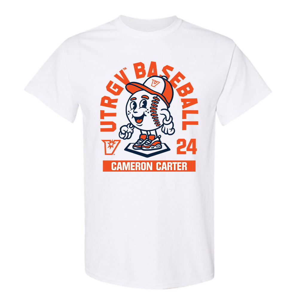 UTRGV - NCAA Baseball : Cameron Carter - Fashion Shersey T-Shirt-0