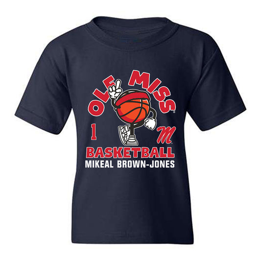 Ole Miss - NCAA Men's Basketball : Mikeal Brown-Jones - Fashion Shersey Youth T-Shirt-0