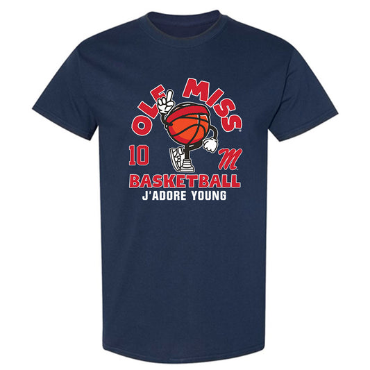Ole Miss - NCAA Women's Basketball : J'Adore Young - Fashion Shersey T-Shirt-0