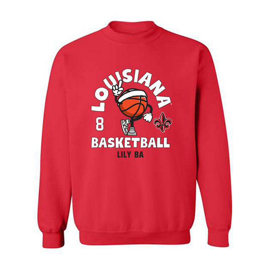 Louisiana - NCAA Women's Basketball : Lily Ba - Fashion Shersey Crewneck Sweatshirt-0