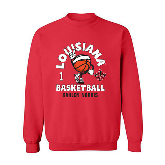 Louisiana - NCAA Women's Basketball : Kahlen Norris - Fashion Shersey Crewneck Sweatshirt-0