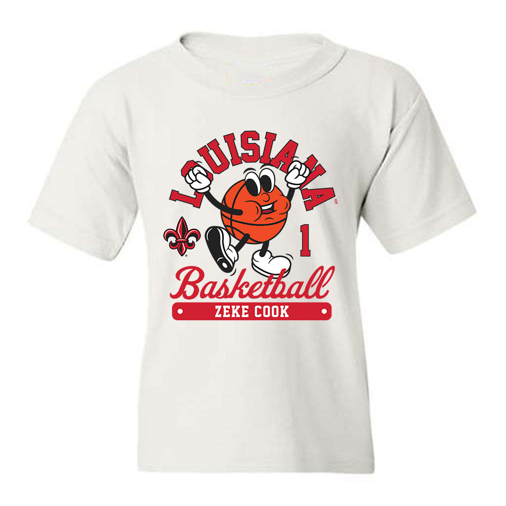 Louisiana - NCAA Men's Basketball : Zeke Cook - Fashion Shersey Youth T-Shirt-0