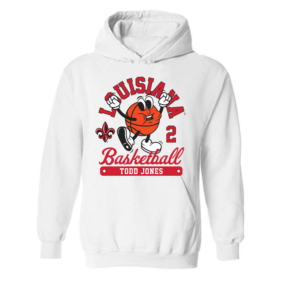 Louisiana - NCAA Men's Basketball : Todd Jones - Fashion Shersey Hooded Sweatshirt-0