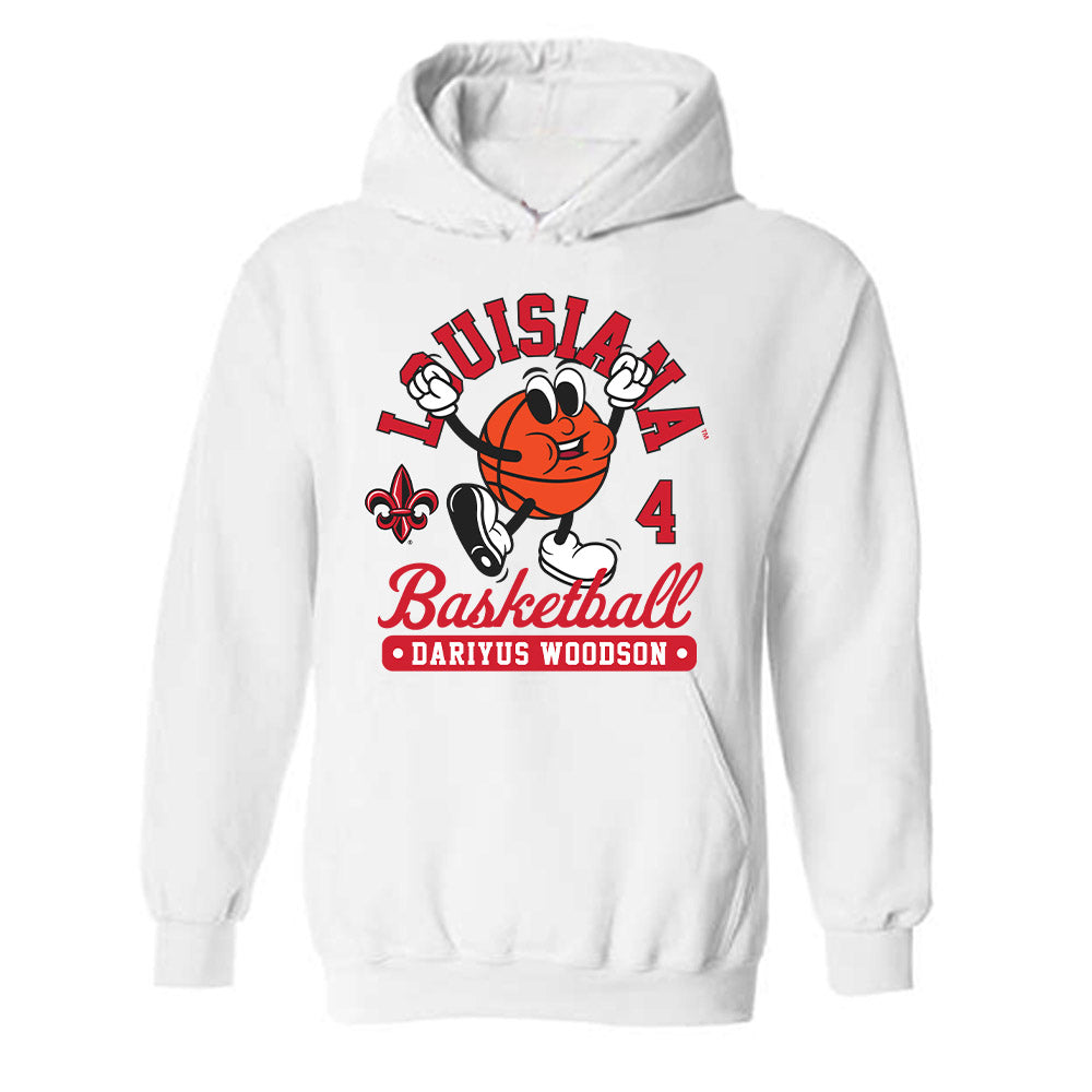 Louisiana - NCAA Men's Basketball : Dariyus Woodson - Fashion Shersey Hooded Sweatshirt-0