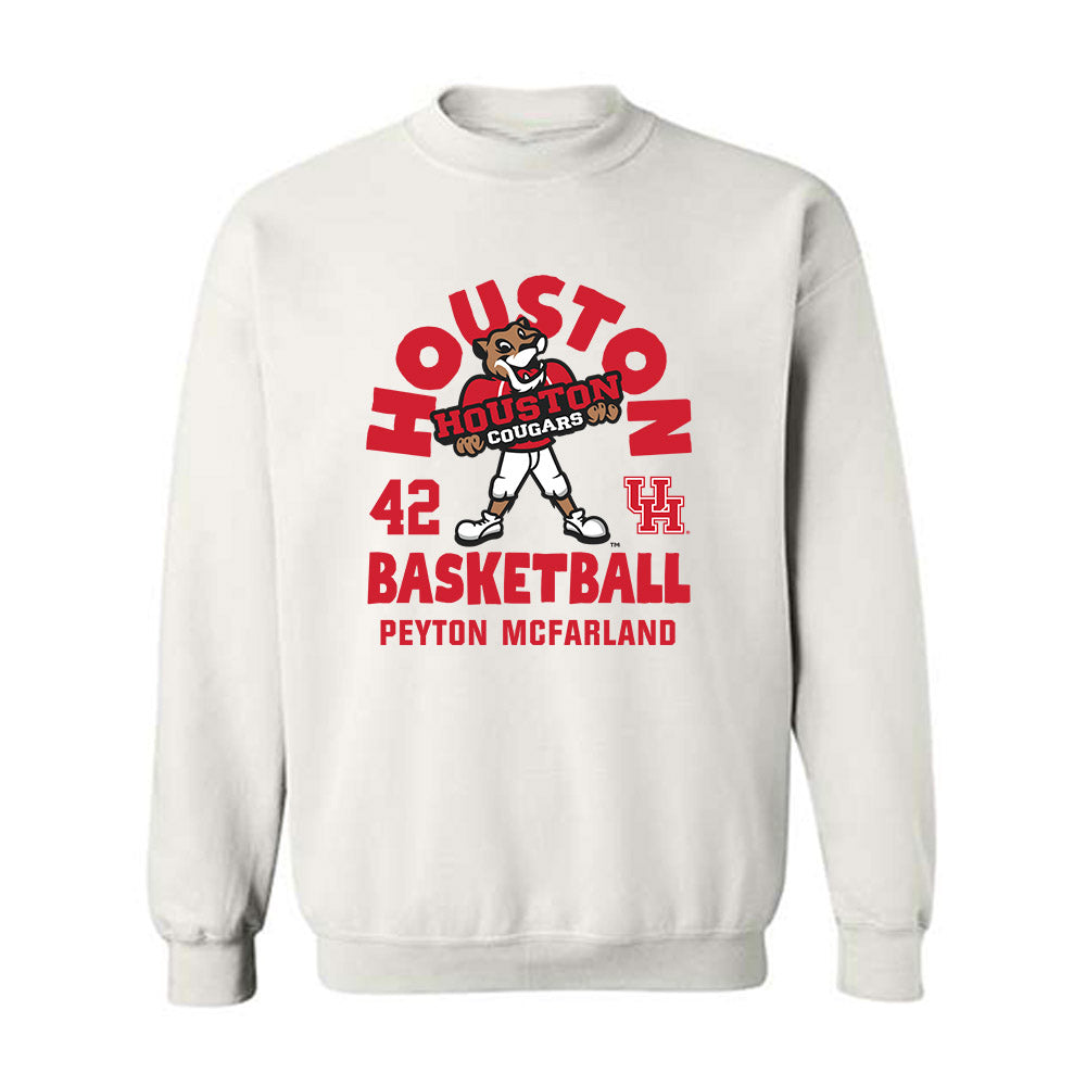 Houston - NCAA Women's Basketball : Peyton McFarland - Fashion Shersey Crewneck Sweatshirt-0