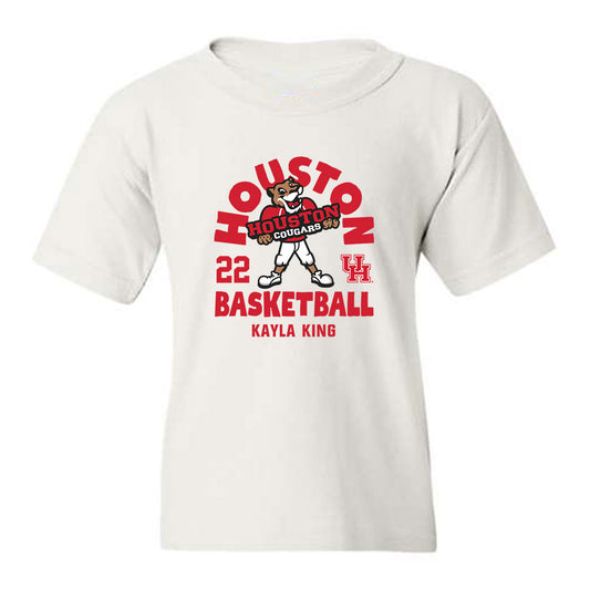 Houston - NCAA Women's Basketball : Kayla King - Fashion Shersey Youth T-Shirt-0