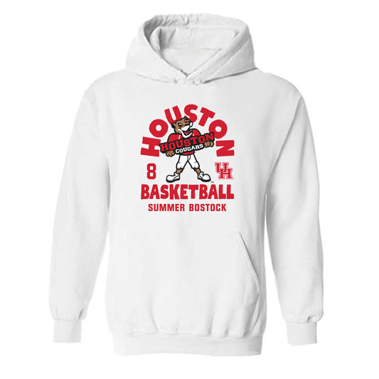 Houston - NCAA Women's Basketball : Summer Bostock - Fashion Shersey Hooded Sweatshirt-0
