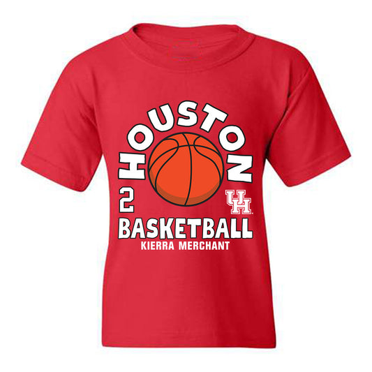 Houston - NCAA Women's Basketball : Kierra Merchant - Youth T-Shirt Fashion Shersey