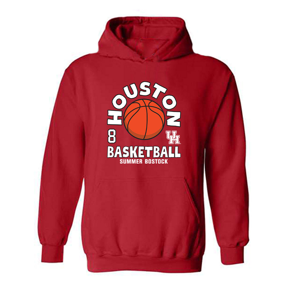 Houston - NCAA Women's Basketball : Summer Bostock - Fashion Shersey Hooded Sweatshirt-0