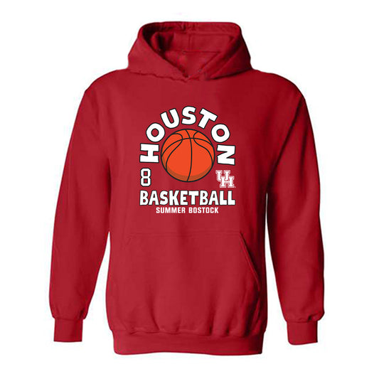 Houston - NCAA Women's Basketball : Summer Bostock - Fashion Shersey Hooded Sweatshirt-0